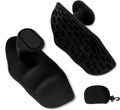 Fitness Strength Training Grips - Pack of 2 - Rubber Gym Weightlifting Non-Slip Exercise Grips - Deadlift Straps - Lift Straps - Strength Training - Fingerless Weightlifting Grips - Non-Slip Palm Protectors - Black
