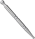 Pressure point pen - Trigger point acupressure pen - Stainless steel - Acupuncture rod - Meridian dredging rod - Manual - For back, shoulders, legs - 125*12mm - Silver