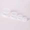 4 pieces silicone cups - Cupping cups - Cupping Set - Cellulite Cups - Cupping For Cellulite - vacuum cup - For reducing cellulite anti-aging relieves pain and joints for buttocks, neck, body - Transparent