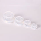 4 pieces silicone cups - Cupping cups - Cupping Set - Cellulite Cups - Cupping For Cellulite - vacuum cup - For reducing cellulite anti-aging relieves pain and joints for buttocks, neck, body - Transparent