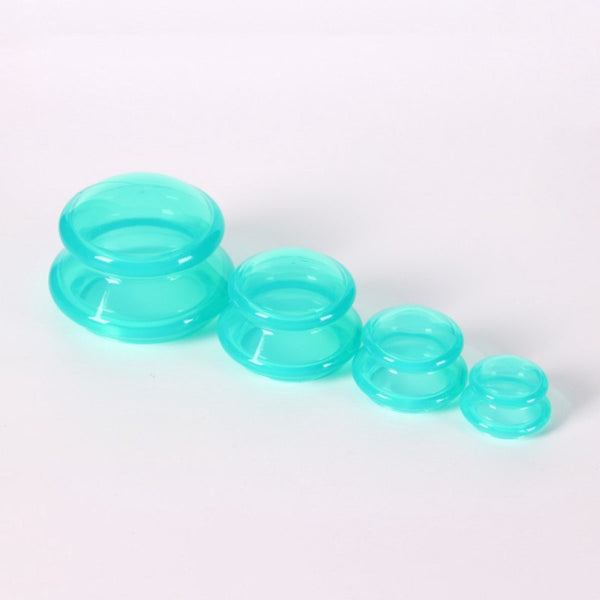 4 pieces Silicone Cups - Green