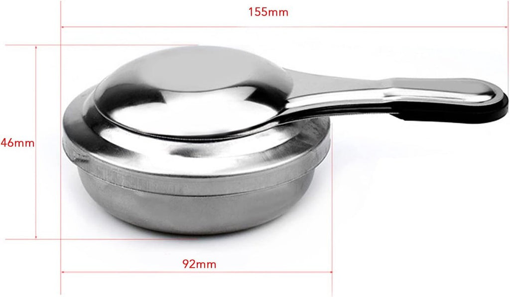 2pcs Portable Stainless Steel Alcohol Stove, Detachable Fondue Alcohol Burner, Gummy Alcohol Burner for Outdoor Camping, Environmentally Friendly