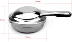 2pcs Portable Stainless Steel Alcohol Stove, Detachable Fondue Alcohol Burner, Gummy Alcohol Burner for Outdoor Camping, Environmentally Friendly