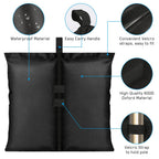 4-pack tent weights sandbags, heavy foot bag for legs