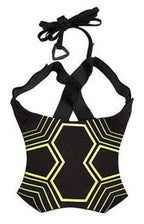 Elastic Training Band for Football Yellow Black 150