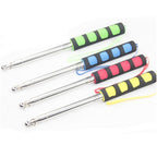 Portable Telescopic Flagpole 2m Extendable Handheld Windsock Random Color
