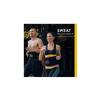 Sweat Belt Burn Belt Fitness Cardio Black XL