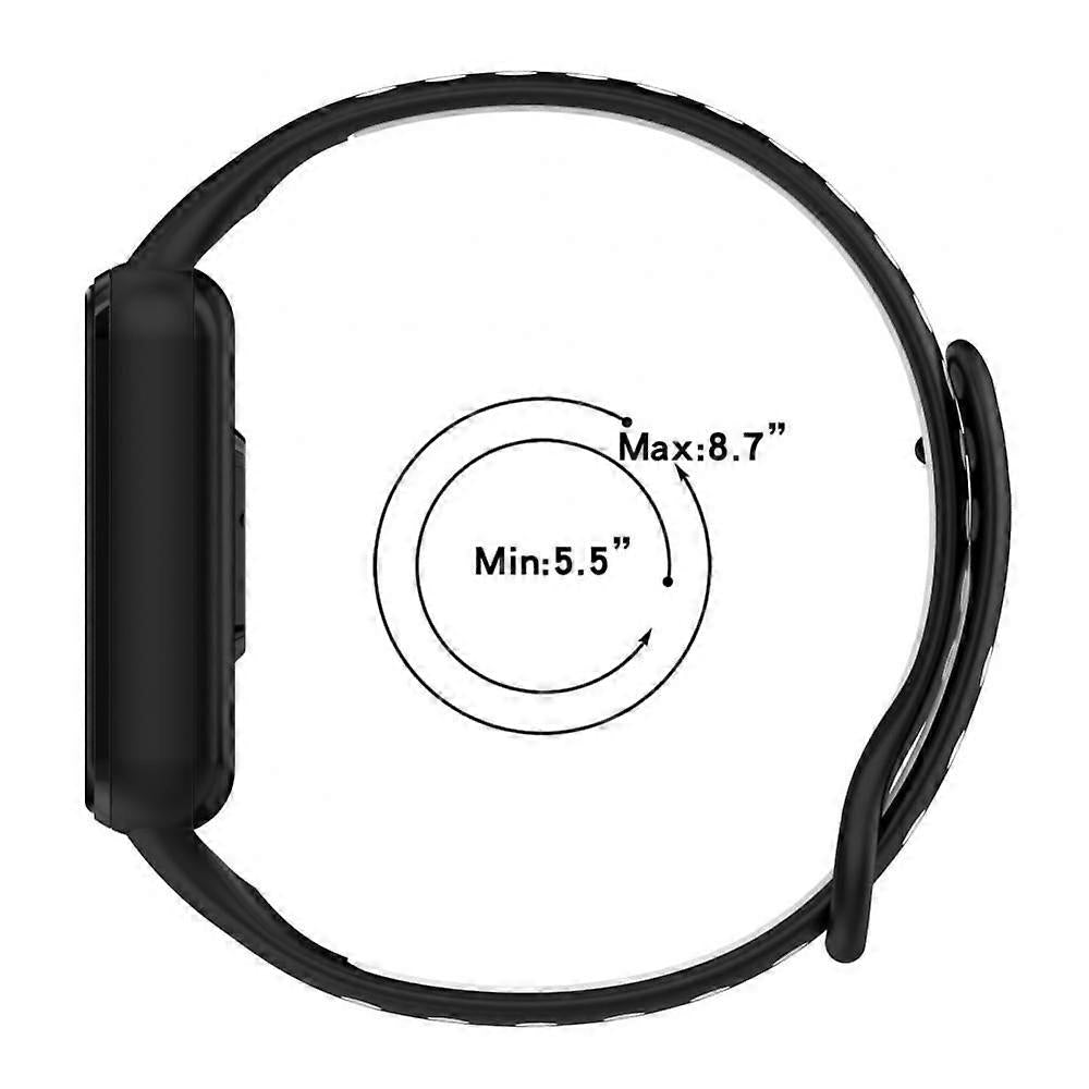 Amazfit Band 7 Replacement Bracelet A2381 Adjustable Silicone Sports Wristband Compatible with Amazfit Band 7 Watch