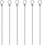 Pack of 100 Bass Fishing Spinner Shaft Looped Stainless Steel Wire Lure Making