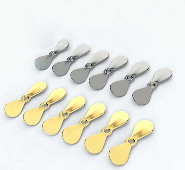 Pack of 100 Large Topwater Propeller Blades Prop Spin Custom Surface Wooden Lure Parts