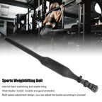 Weight Lifting Belt for Fitness Wide Support for Rowing Squats Deadlifts Black