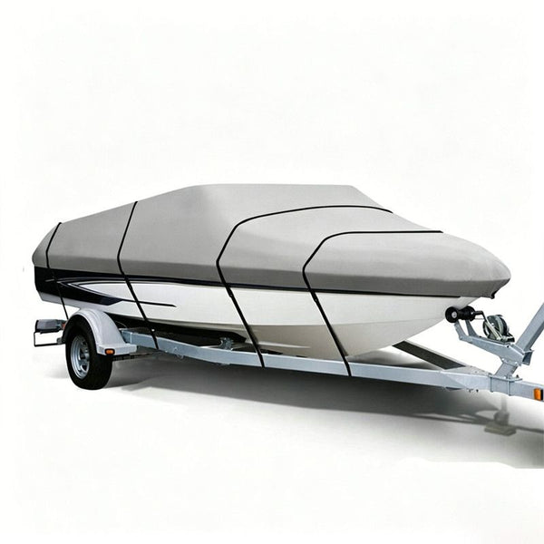 Grey Trailerable Boat Cover 11-13FT