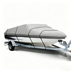 17-19FT：600cm*310cm Boat Cover Trailerable Marine Grade 210D grey