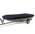 Square Boat Cover, 21-24FT (750cm x 360cm), Trailerable, Marine Grade 210D grey