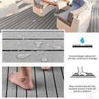 EVA Foam Boat Flooring Mat Decking Sheet 240*17.1*0.6cm Light Grey
