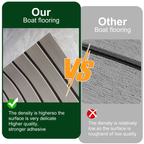 EVA Foam Boat Flooring Mat Decking Sheet 240*30*0.6cm Light Grey