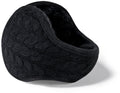 Earmuffs - Fleece Earmuffs - Knitted Earmuffs - Earmuffs for Adults - Warm Earmuffs - Warm Winter Earmuffs - Foldable - Unisex, Suitable for Outdoor Activities (Black)