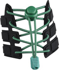 Sneaker Laces 120CM suitable for Sneakers - Elastic laces without a knot - Suitable for students and adults - With strong buckle and quick-release function (Green)