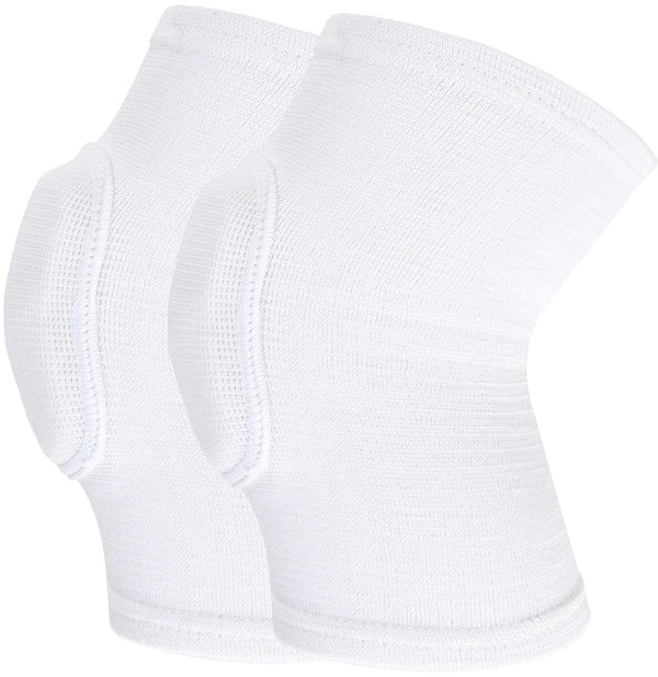 1 Pair Breathable Arm Support Fitness Elbow Pads - White