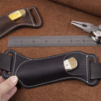 Waist Pack - Belt Holster for Folding Knife - Hip Tool Holster - Waist Pack for 5" Folding Knife - Black