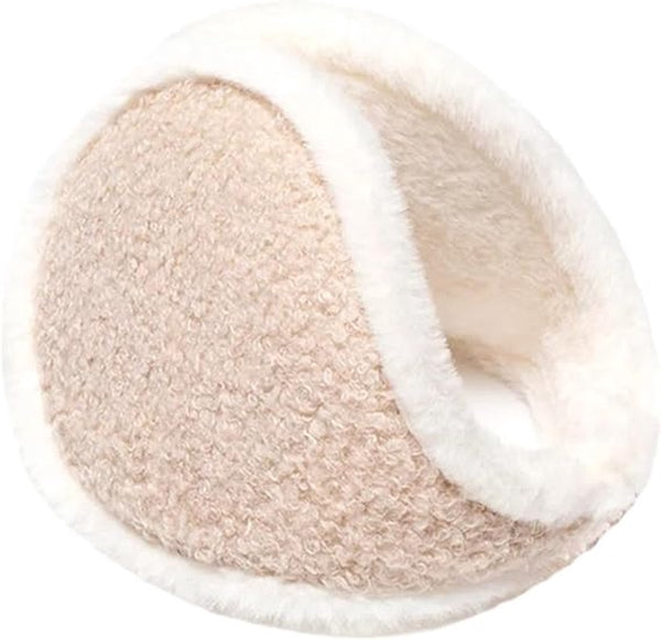 Earmuffs - Windproof and warm earmuffs - Extra thick earmuffs - Winter outdoor essentials (Beige)