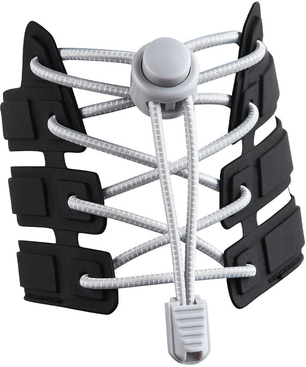 120cm Sneaker Laces with Strong Buckle and Quick-release Function - Light Gray