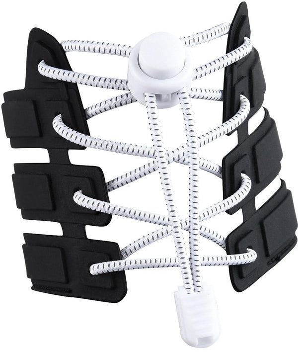120cm Sneaker Laces with Strong Buckle and Quick-release Function - White