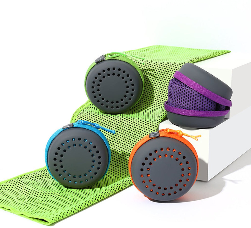 Cooling Towel for Summer & Sports - Quick-Drying & Cooling - Quick-Drying Towels - Cooling Towels for Running - With Storage Box - 30x80 cm (Adult Size) Orange