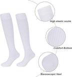 Socks - Sports Socks - Anti-Slip Thickened - Football Socks - Training Socks - Breathable and Sweat-Wicking Socks - White - Sizes 37-44