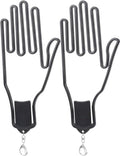 2-Pack Glove Supports - Black Plastic Frame to Prevent Deformation - For Golf & Outdoor Gloves