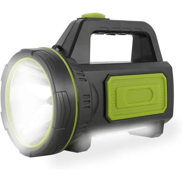 Ultra Powerful LED Flashlight 135000 Lumen USB Rechargeable 6000mAh Waterproof With Side Light for Emergency Hiking Camping Hunting