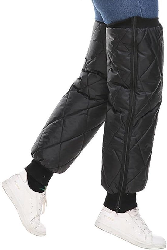 Insulated leg protectors for motorcycle riding - Windproof and waterproof leg protectors - Warm knee protectors for skiing and motorcycling in winter