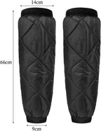 Insulated leg protectors for motorcycle riding - Windproof and waterproof leg protectors - Warm knee protectors for skiing and motorcycling in winter