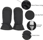Gloves - Winter ski gloves for men and women - Non-slip - Thick - Warm - Waterproof - Suitable for cycling in cold weather - Sizes S/M