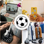 Football Stickers - Waterproof Vinyl Stickers - Suitable for laptops, water bottles, notebooks and mobile phones - Ideal gift for football players, teams and fans - Sports Stickers - 10 sheets, 120 pieces