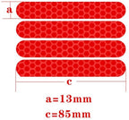 Reflective Tape (2 Colors) - Reflective Stickers for Bicycles - Warning Reflective Stickers - Suitable for Electric Scooters, Bicycles and Motorcycles