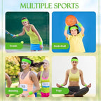 Tennis Sweat-Wicking Wristbands - 3 Pairs - Unisex - Adult - Thickened Elastic Wristband - French Terry - Sports Wristband - Suitable for the Gym