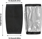 2-Pack Arm Sweatbands - Adjustable Compression Socks - For Training - Arm Trainer with Sauna and Sweat Function - For Training and Sports for Men and Women
