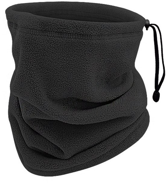 Black Thermal Winter Neck Warmer Ski Scarf Face Cover