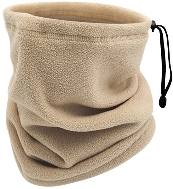 Khaki Thermal Winter Neck Warmer Ski Scarf Face Cover