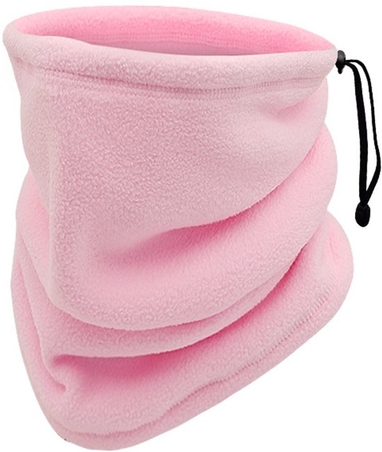Pink Thermal Winter Neck Warmer Ski Scarf Face Cover