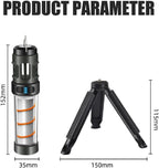 Multifunctional Camping Lamp with Mosquito Repellent - 5 Light Modes & Dual Color Temperature - IPX6 Waterproof - USB-C Rechargeable with Magnetic Hook