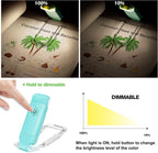 Reading Lamp for Books, USB Rechargeable, LED Clip for Reading Lights, Reading Lights for Books in Bed, Small Book Light, Brightness Adjustable for Eye Protection - Blue