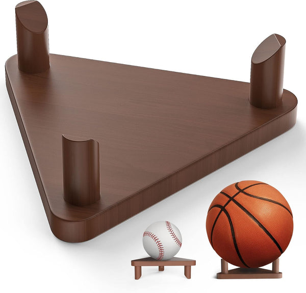 Wooden Sports Ball Display Storage Rack