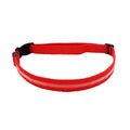 Reflective Waist Belt – USB Rechargeable LED Safety Belt for Cycling, Hiking, Running & Mountain Walking – Adjustable up to 100cm with Secure Snap Closure – 3 Light Modes – Ideal for Night Outdoor Activities – Red