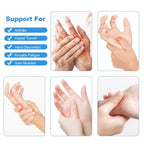 Fingerless Arthritis Compression Gloves for Pain Relief and Warmth, Breathable Cotton Spandex Blend for Typing Gaming and Daily Activities Size M