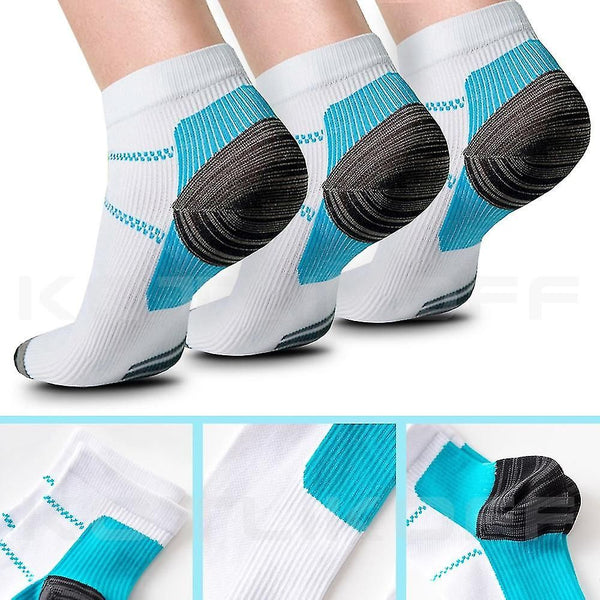 High Quality Foot Compression Socks L/XL (40-44) for Men and Women