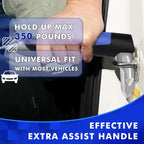 Compatible 2pcs Car Door Handle Assistance for Elderly: Vehicle Support Auto Grab Cane for Getting In and Out of Window Breaker