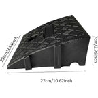 Car ramp for curbs, heavy duty PVC ramps for driveways - Curb ramps for RVs, trucks, shed ramps, pets, threshold ramp for wheelchairs
