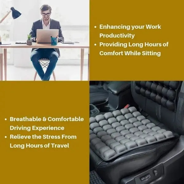 Practical High Performance Compatible Air Cushion Inflatable Chair Air Seat Cushion Car Portable Breat, Excellent Performance